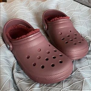 Fleece lined crocs